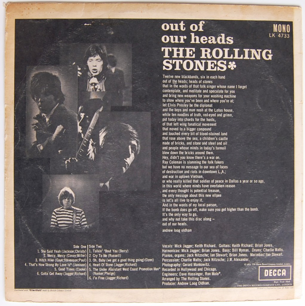 The Rolling Stones - Out of Our Heads, 1965